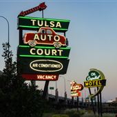 Route 66 Motel Sign Park/Avery Plaza Southwest